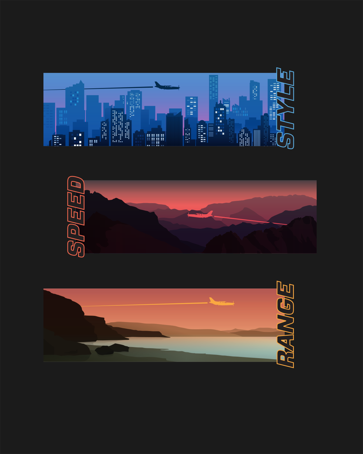 Sunset flights