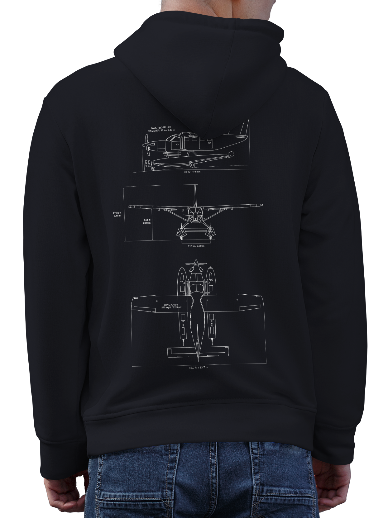 Hoodie Kodiak 100 on float