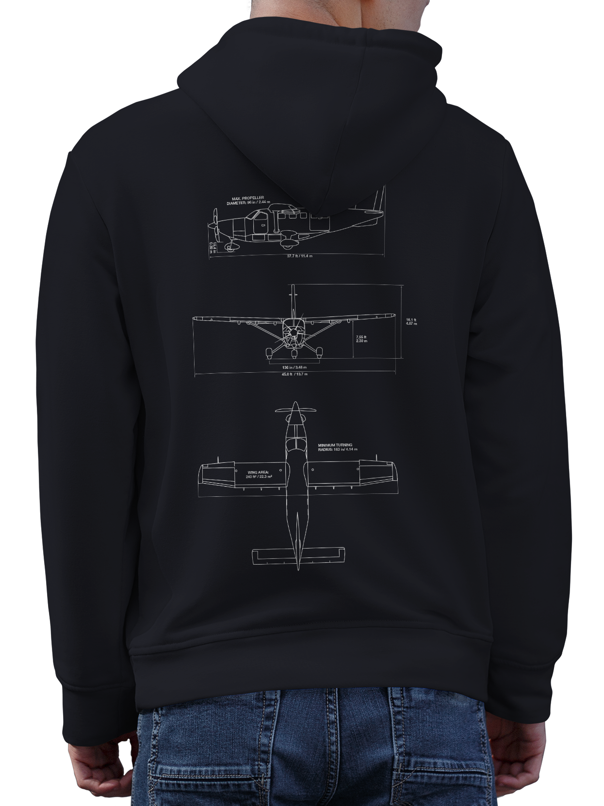 Hoodie Kodiak 900 Blueprint