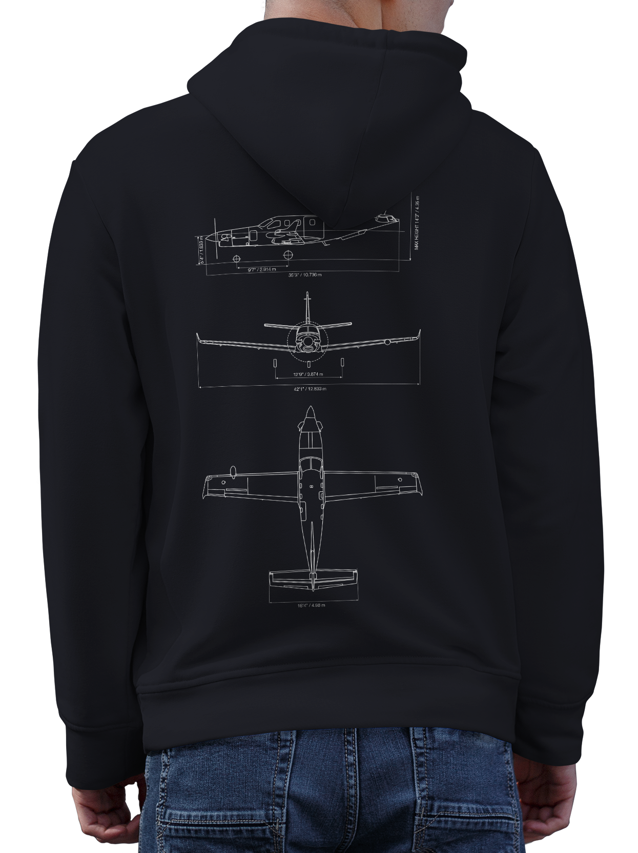 Hoodie TBM 960 Blueprint