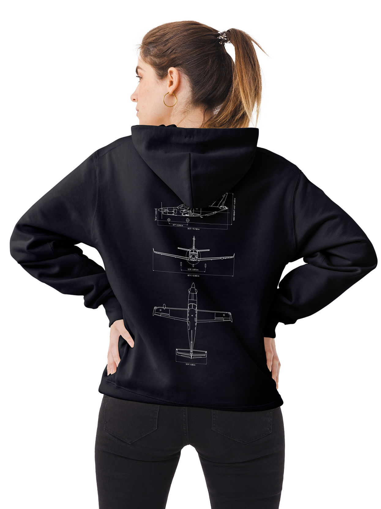 Hoodie TBM 960 Blueprint