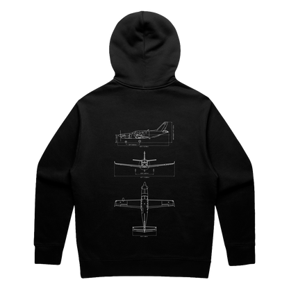 Hoodie TBM 960 Blueprint